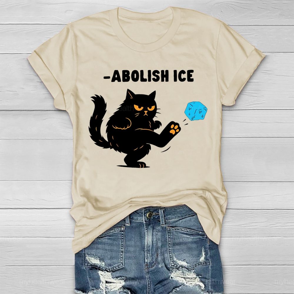 Abolish ICE Cat Healthwear T-shirt