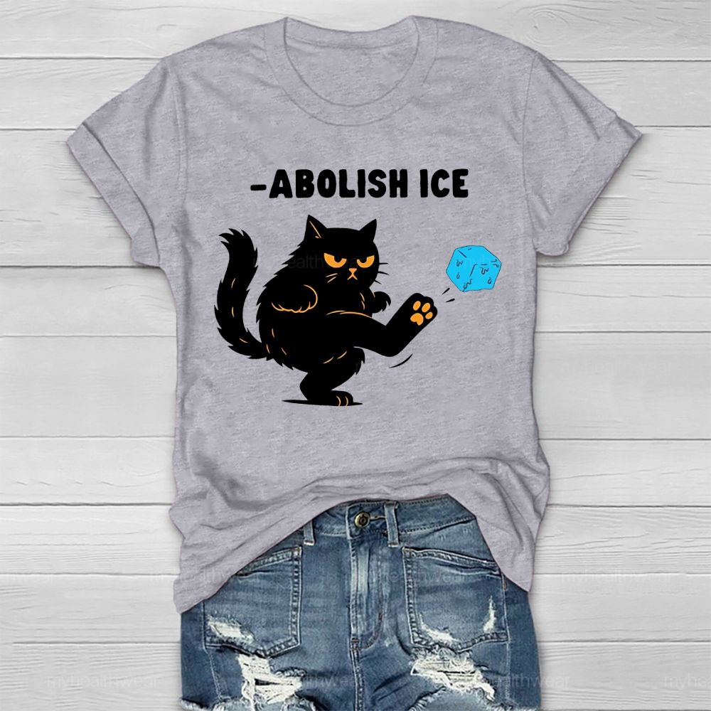 Abolish ICE Cat Healthwear T-shirt