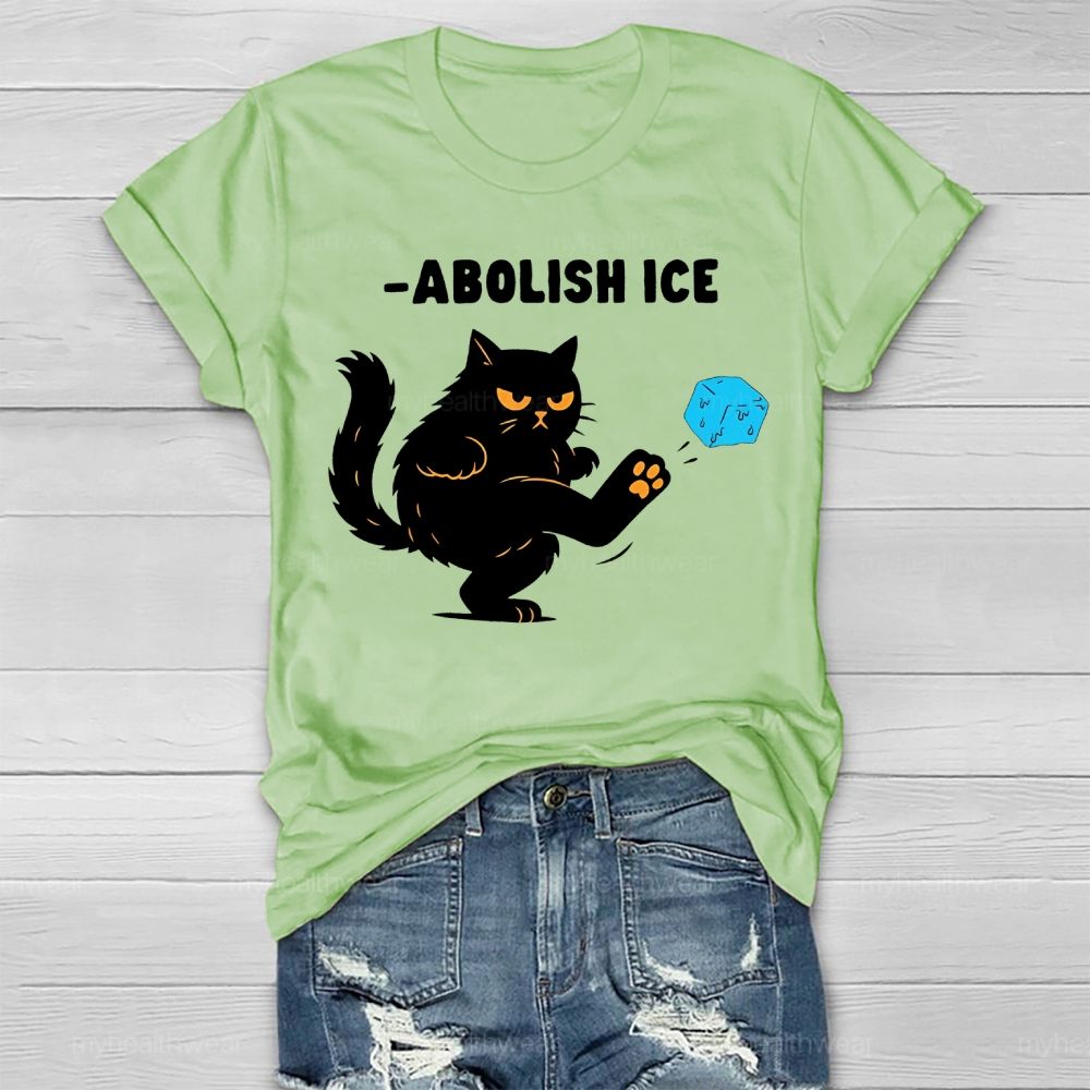 Abolish ICE Cat Healthwear T-shirt