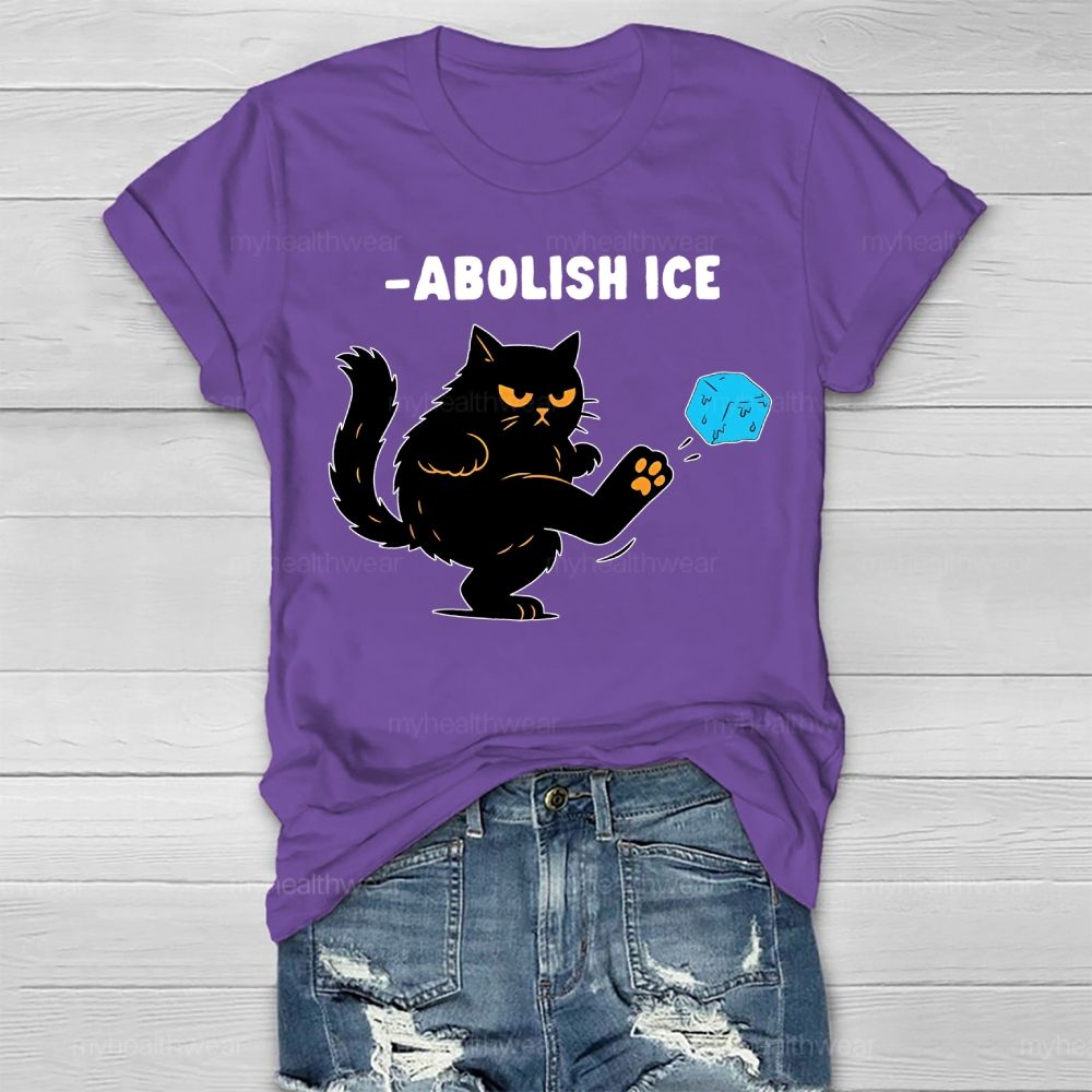Abolish ICE Cat Healthwear T-shirt