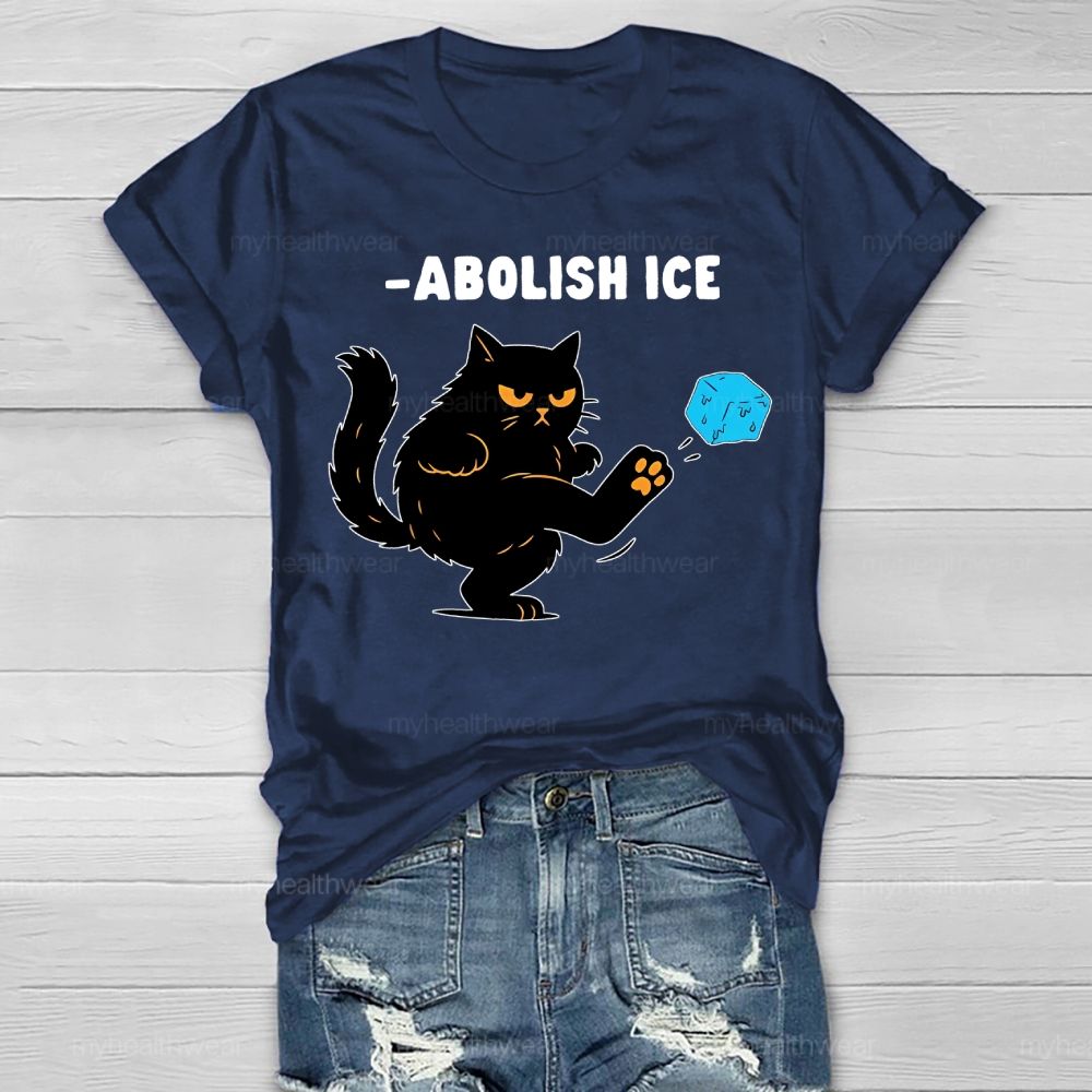 Abolish ICE Cat Healthwear T-shirt