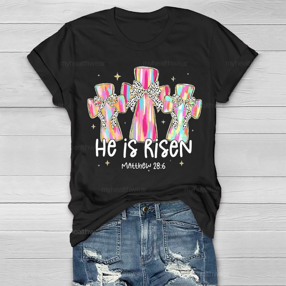He Is Risen Healthwear T-shirt