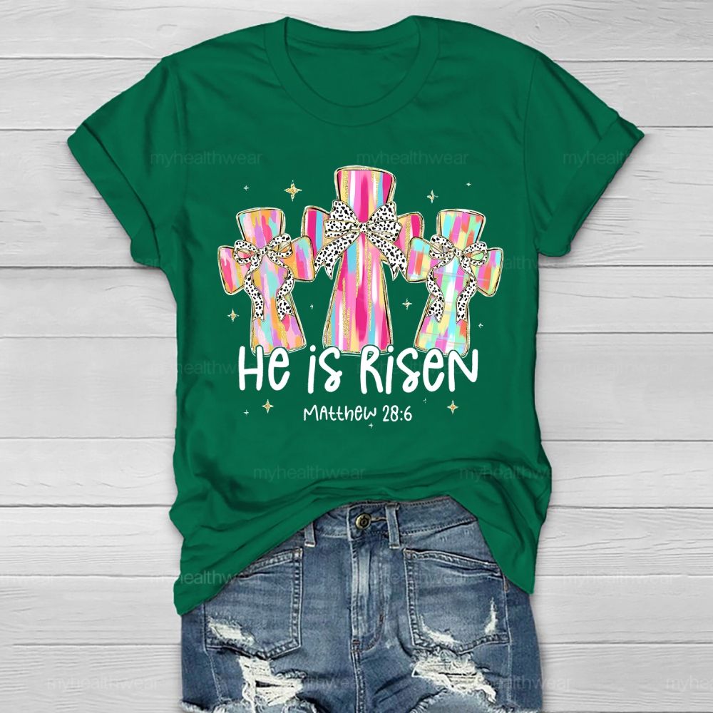 He Is Risen Healthwear T-shirt