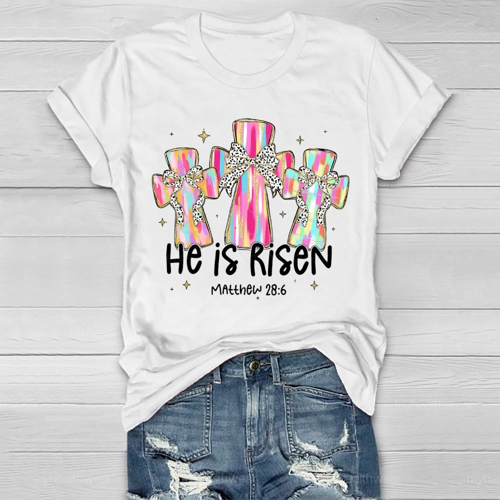 He Is Risen Healthwear T-shirt