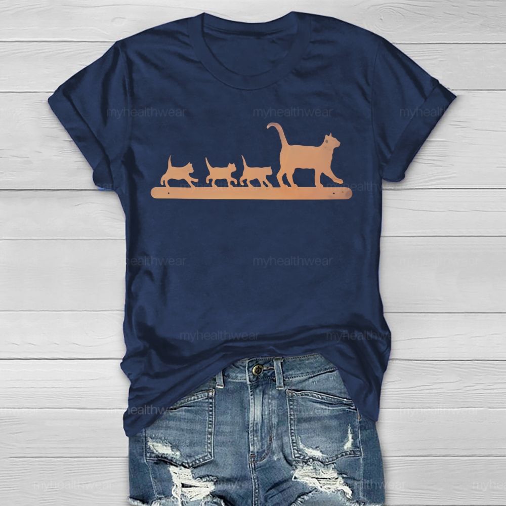 Cute Cat Healthwear T-shirt