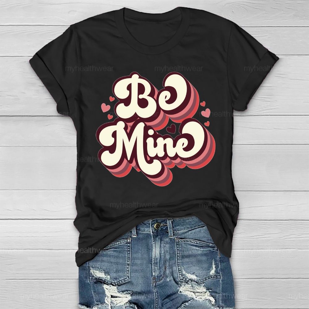 Be Kind Colorful Multi-Layered Letters Healthwear T-shirt