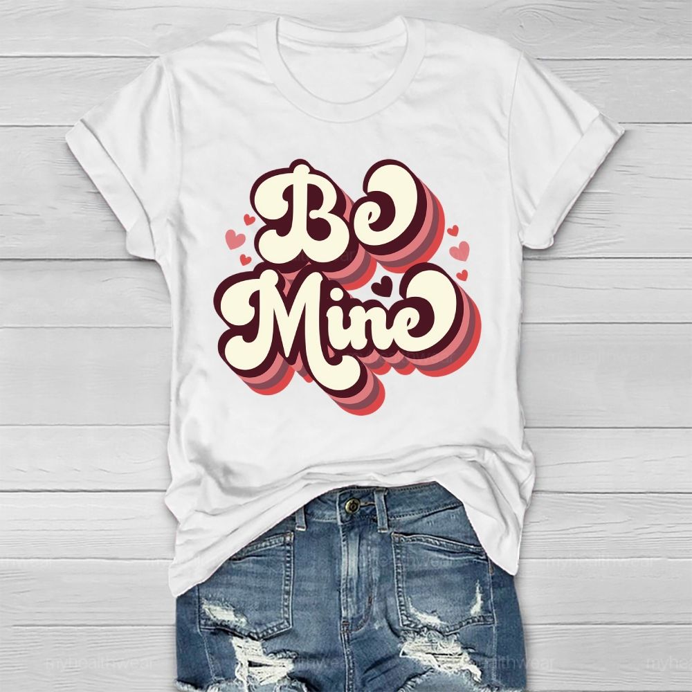 Be Kind Colorful Multi-Layered Letters Healthwear T-shirt