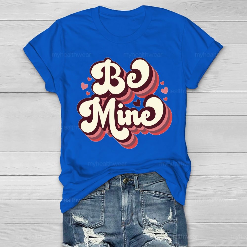 Be Kind Colorful Multi-Layered Letters Healthwear T-shirt