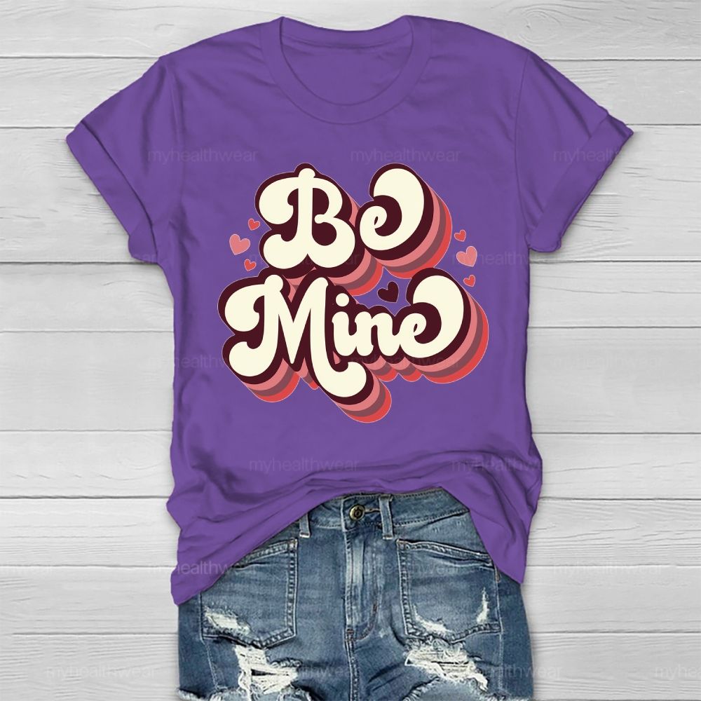 Be Kind Colorful Multi-Layered Letters Healthwear T-shirt