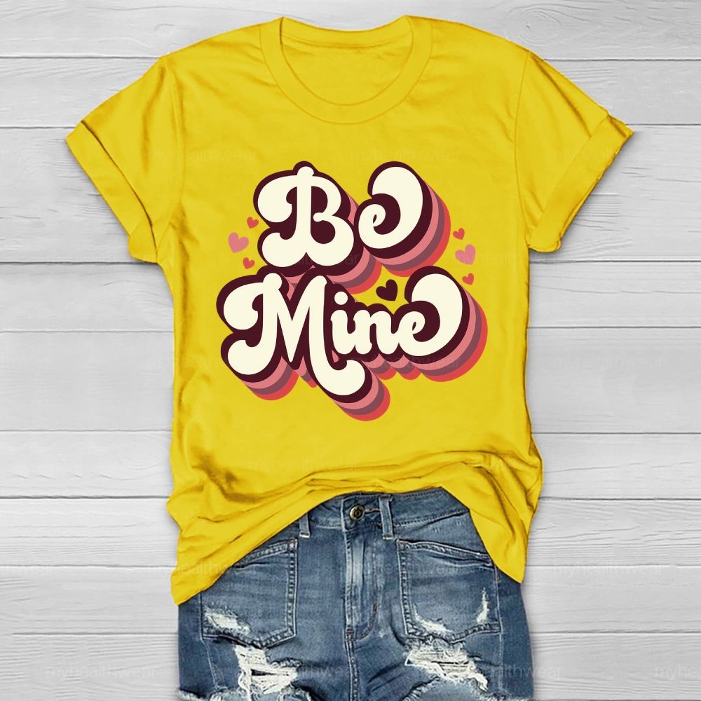 Be Kind Colorful Multi-Layered Letters Healthwear T-shirt