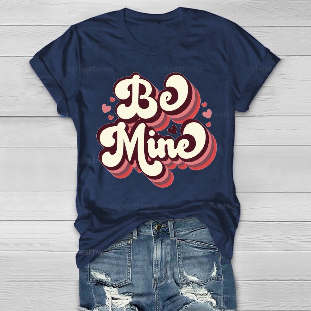 Be Kind Colorful Multi-Layered Letters Healthwear T-shirt