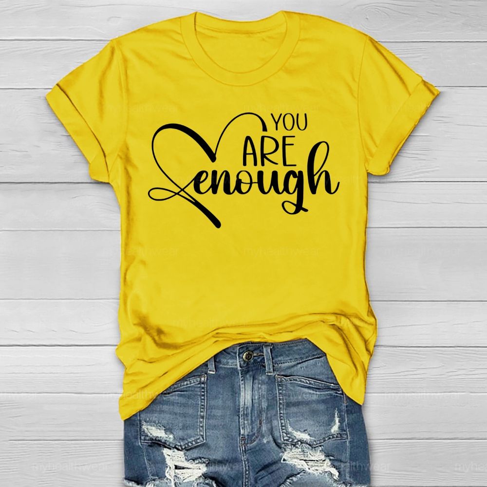 You Are Enough Love Letters Healthwear T-shirt