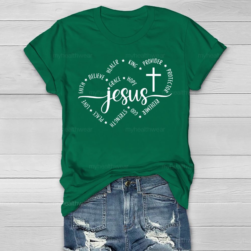 Jesus Grace Hope Healthwear T-shirt