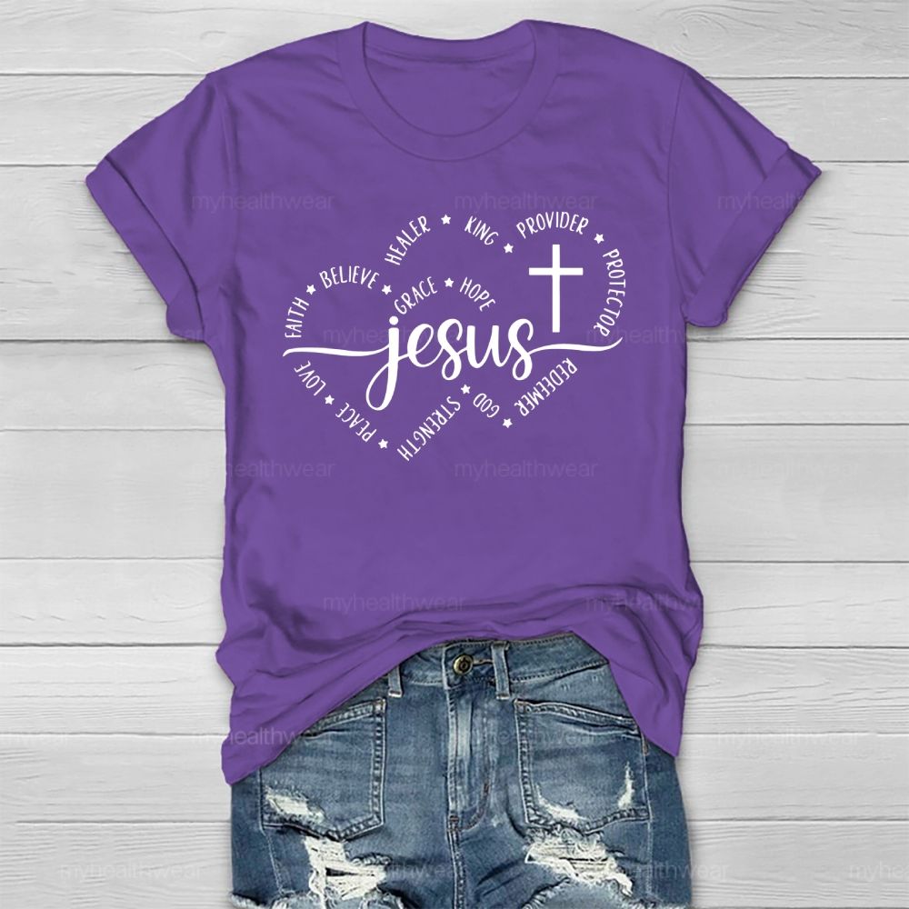 Jesus Grace Hope Healthwear T-shirt