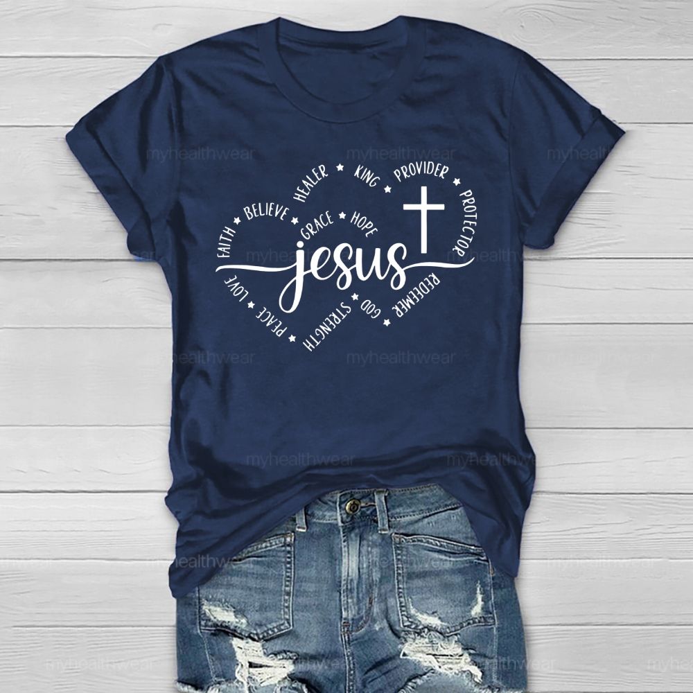 Jesus Grace Hope Healthwear T-shirt