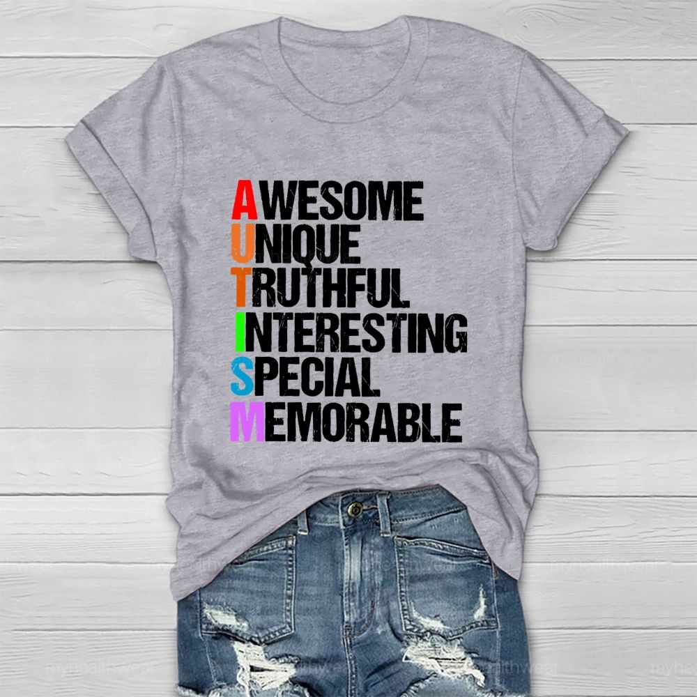Awesome Unique Truthful Interesting Special Memorable Healthwear T-shirt