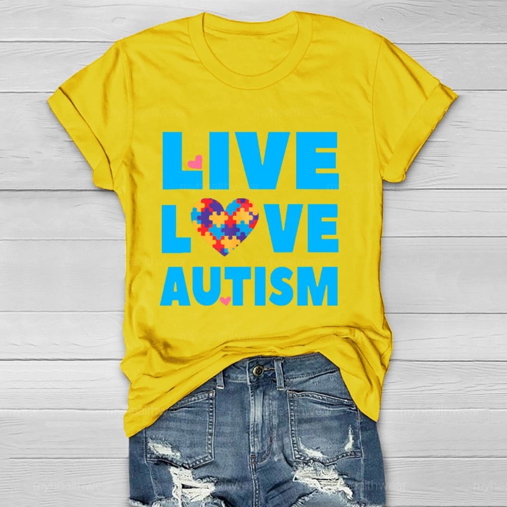 Live Love Autism Healthwear T-shirt