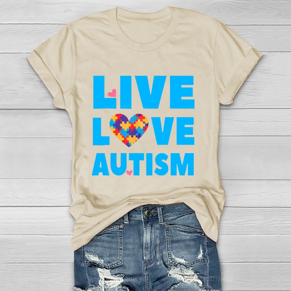 Live Love Autism Healthwear T-shirt