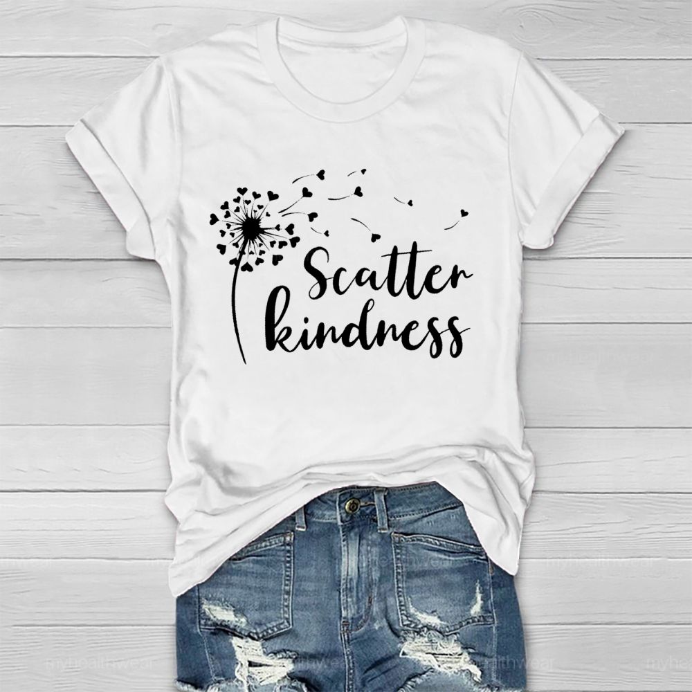 Scatter Kindness Dandelion Healthwear T-shirt