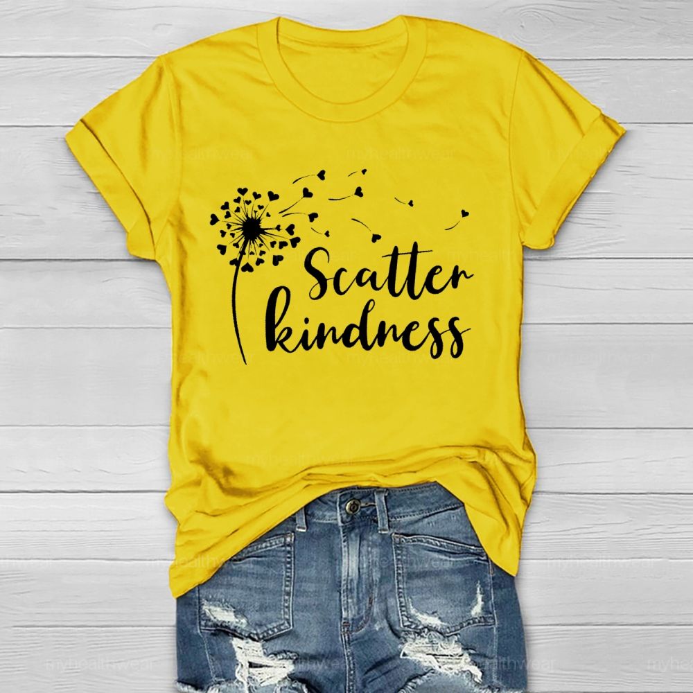 Scatter Kindness Dandelion Healthwear T-shirt