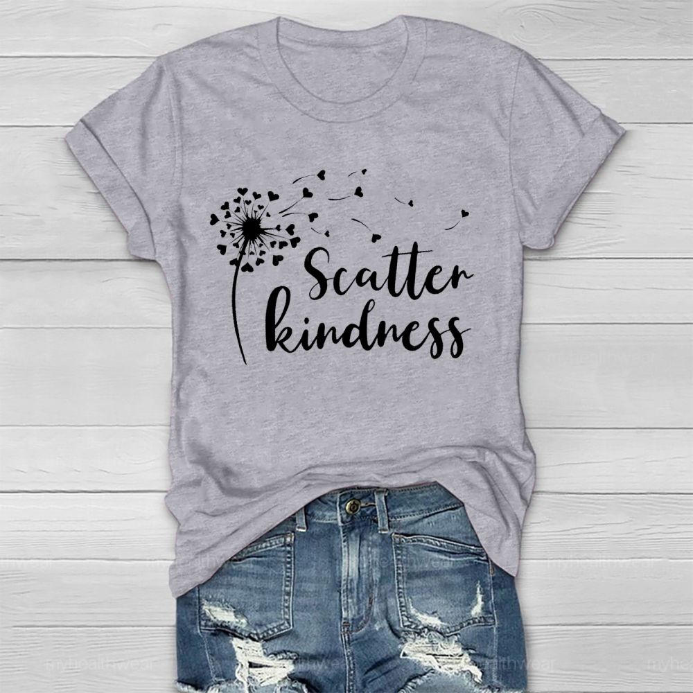Scatter Kindness Dandelion Healthwear T-shirt