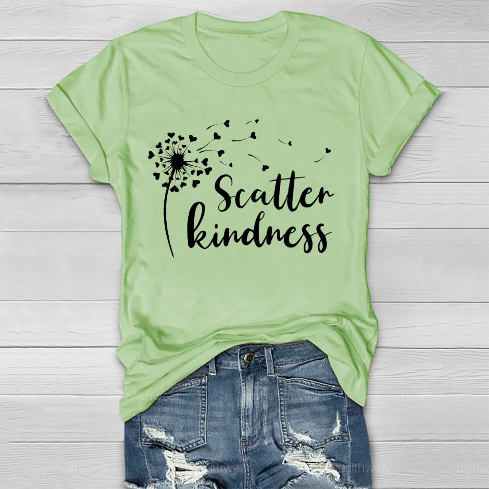 Scatter Kindness Dandelion Healthwear T-shirt