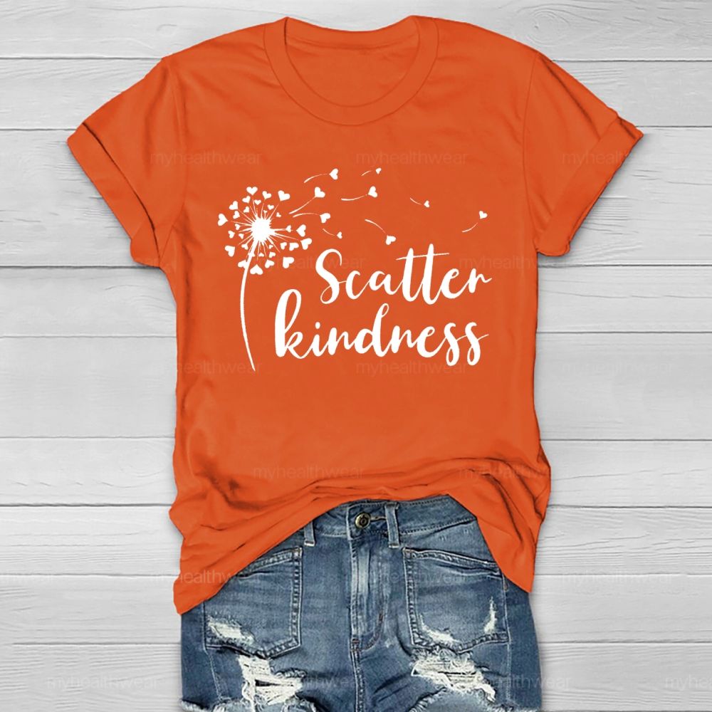 Scatter Kindness Dandelion Healthwear T-shirt