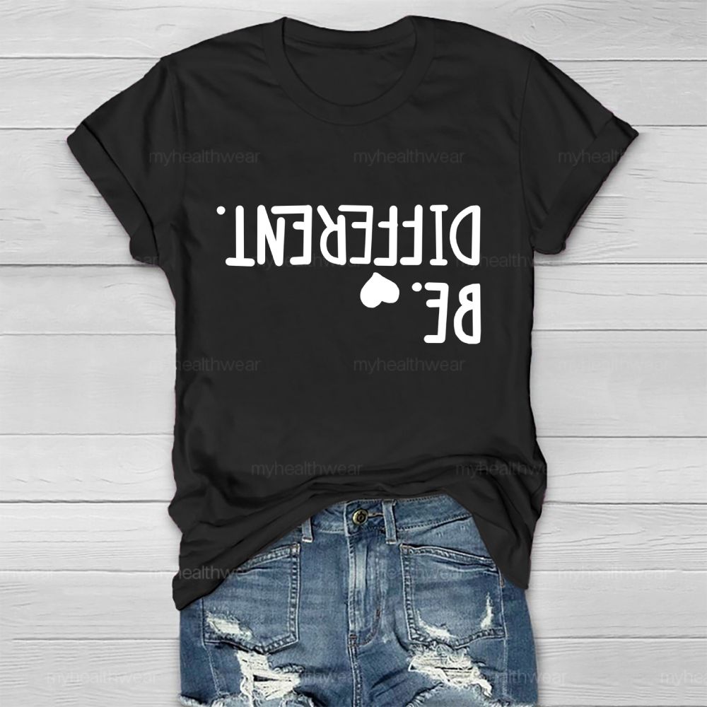 Different Be Love Letters Healthwear T-shirt