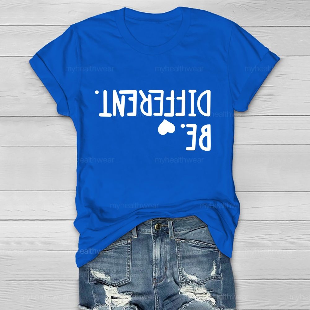 Different Be Love Letters Healthwear T-shirt