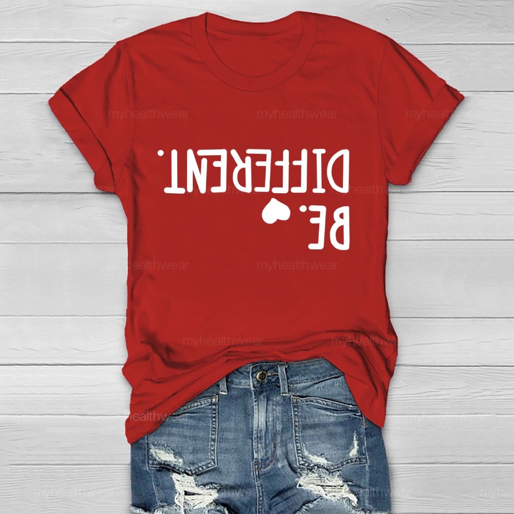 Different Be Love Letters Healthwear T-shirt
