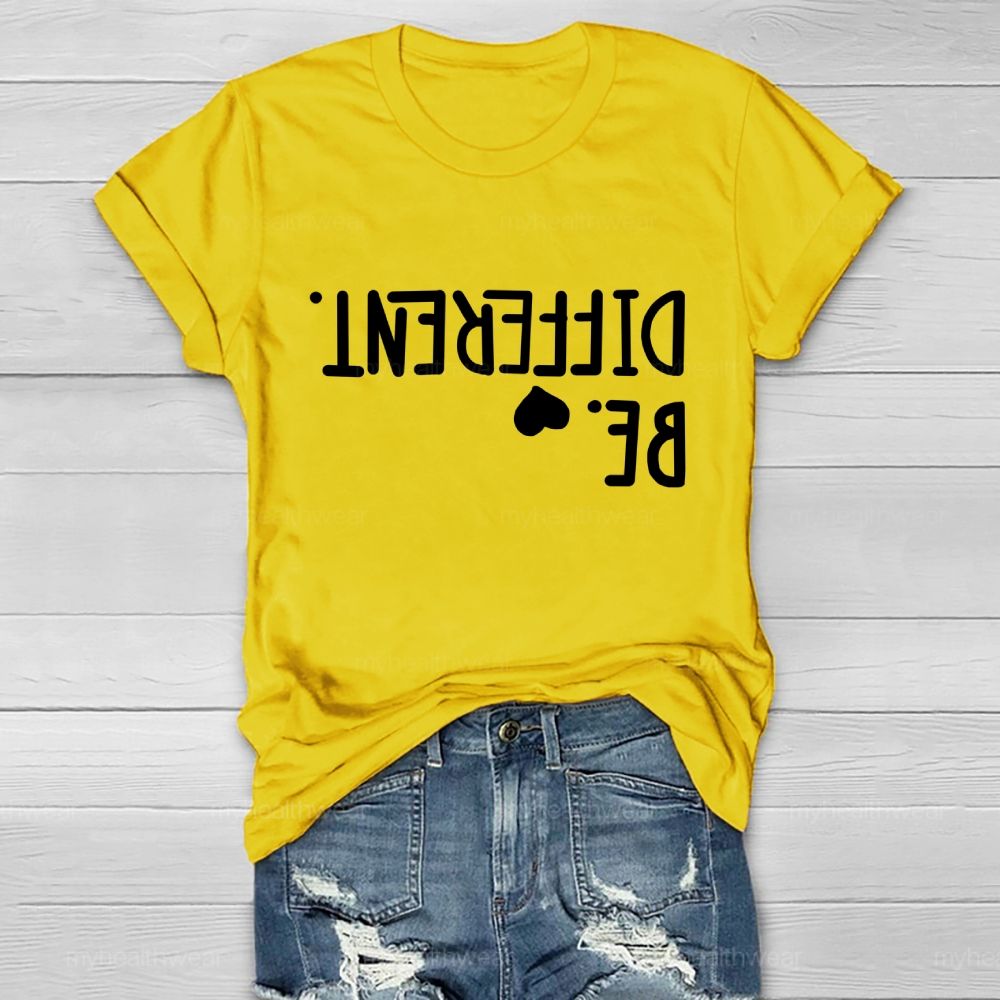Different Be Love Letters Healthwear T-shirt