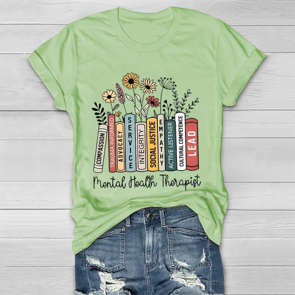 Compassion Trauma Informed Mental Health Therapist Healthwear T-shirt