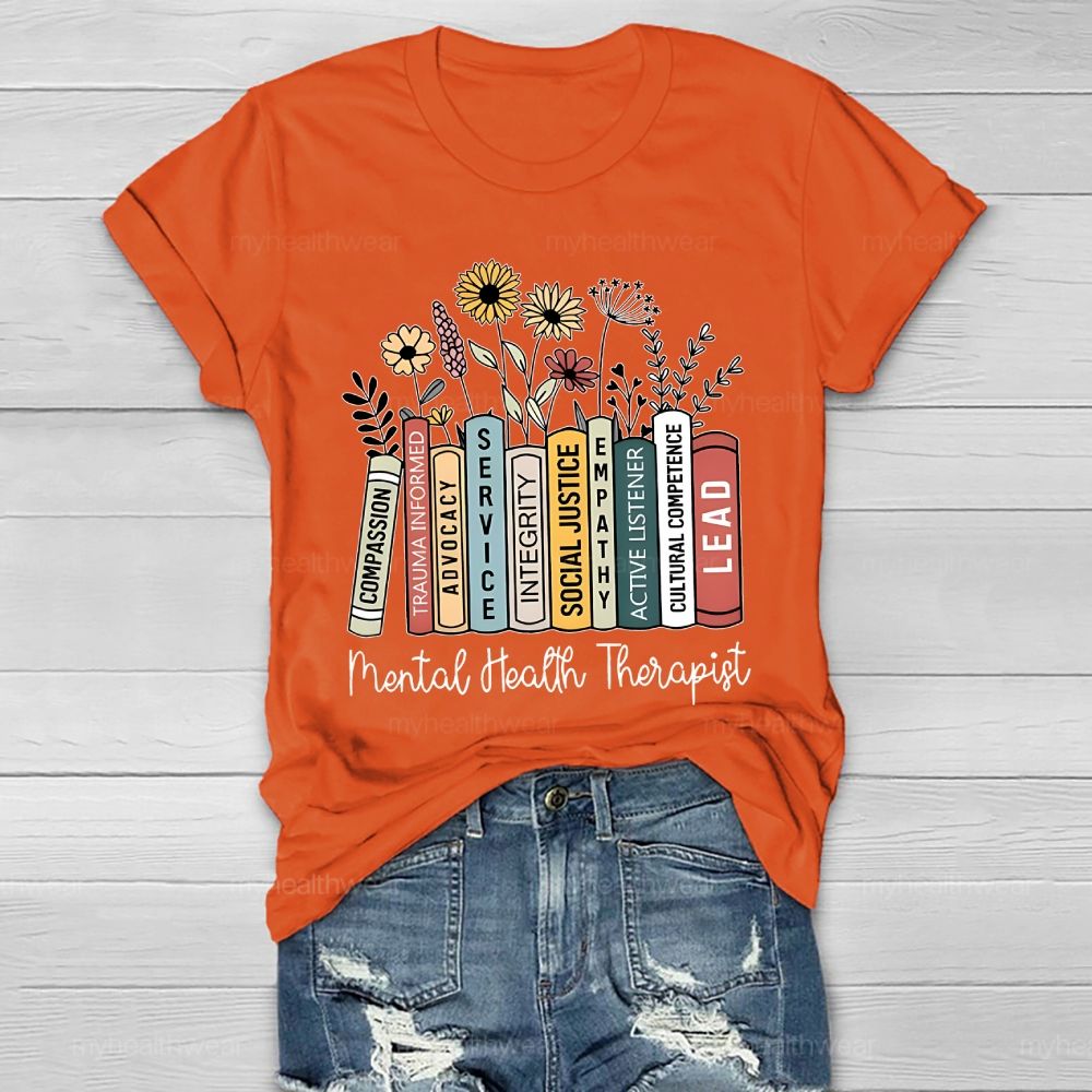 Compassion Trauma Informed Mental Health Therapist Healthwear T-shirt