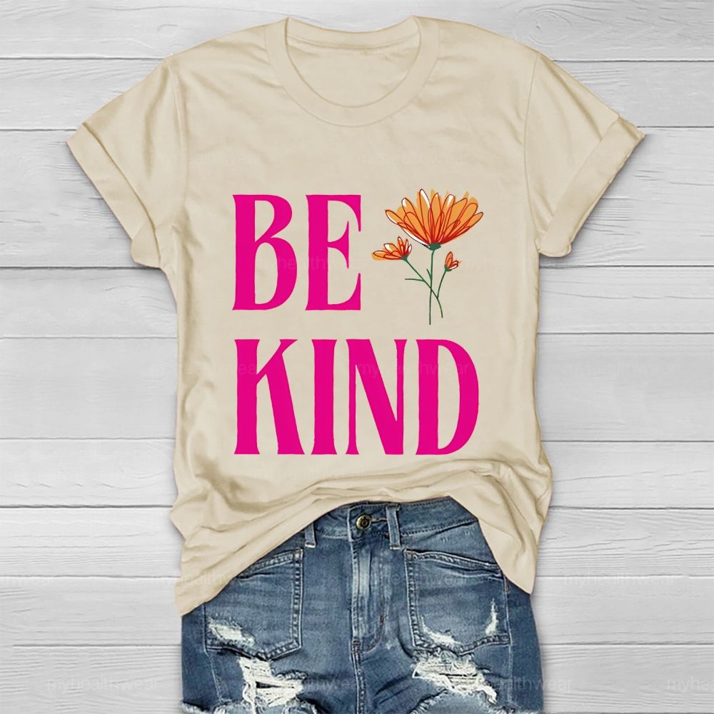 Be Kind Pattern Healthwear T-shirt
