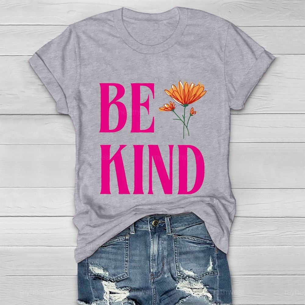 Be Kind Pattern Healthwear T-shirt
