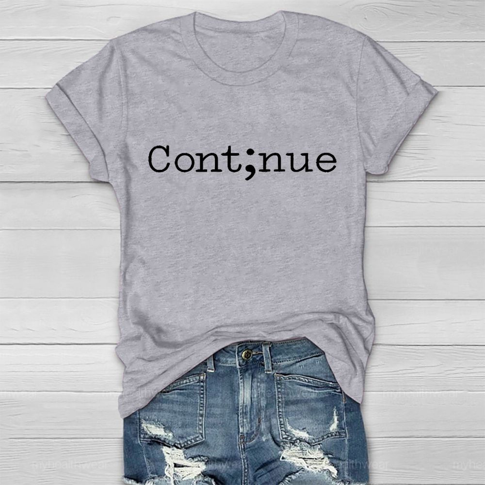 Continue Letters Healthwear T-shirt