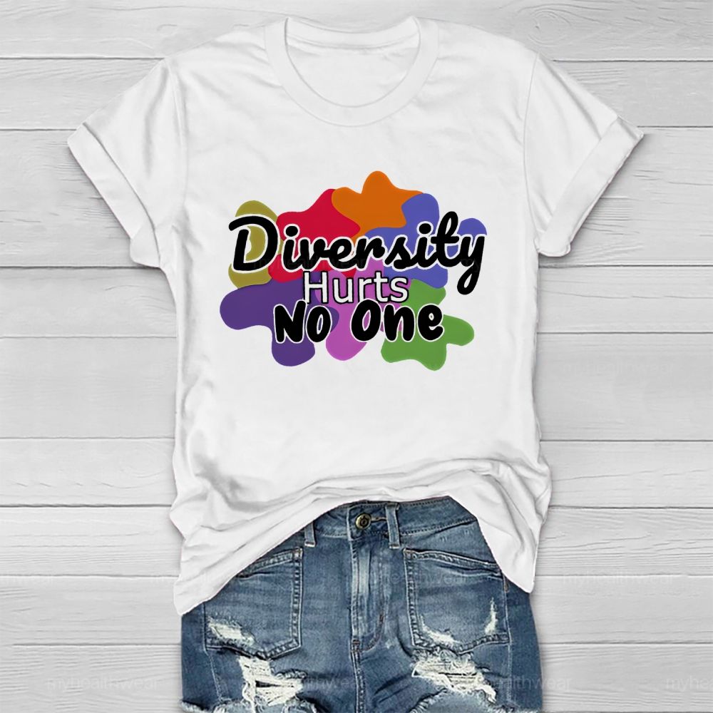Diversity Hurts No One Healthwear T-shirt