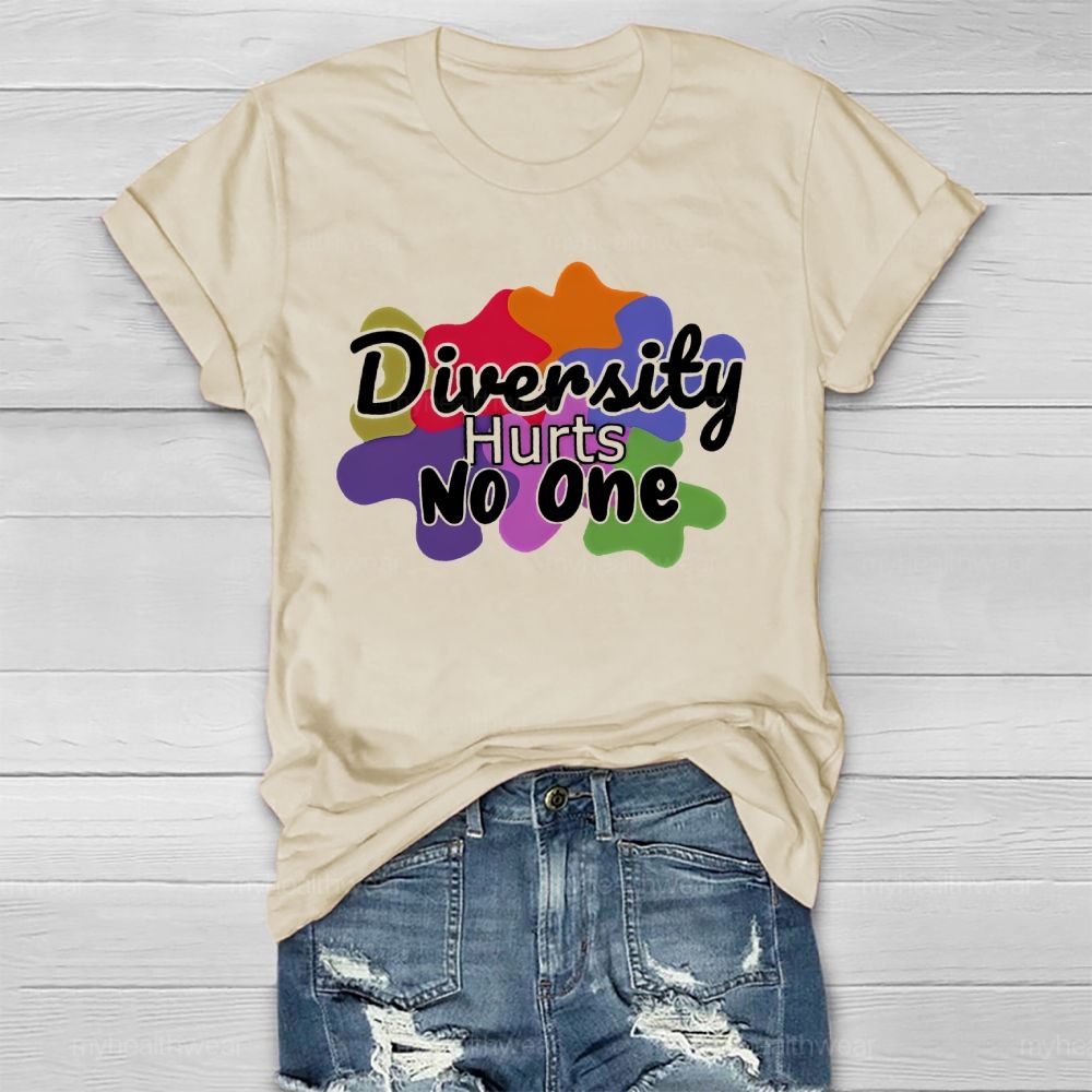 Diversity Hurts No One Healthwear T-shirt