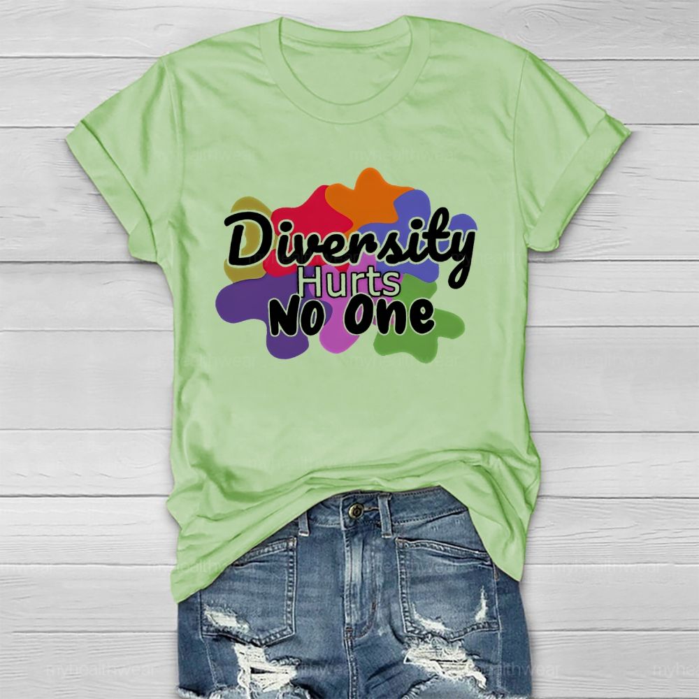 Diversity Hurts No One Healthwear T-shirt