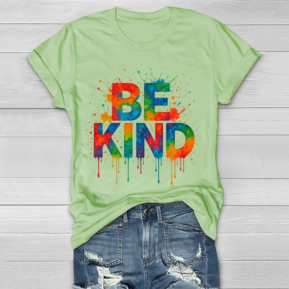 Be Kind Graffiti Healthwear T-shirt