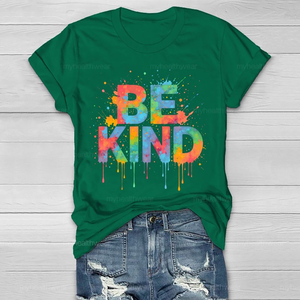 Be Kind Graffiti Healthwear T-shirt