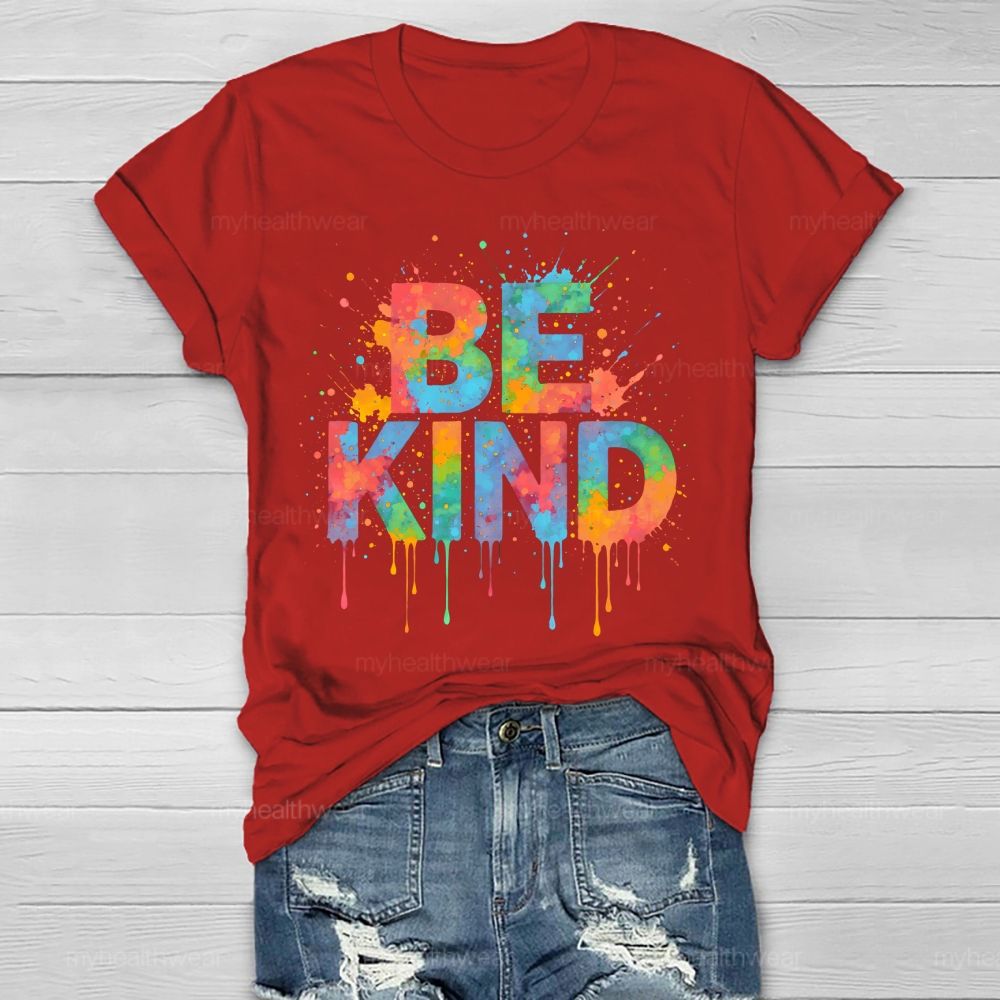 Be Kind Graffiti Healthwear T-shirt