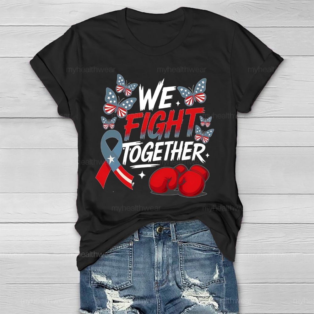 We Fight Together Butterfly Star Healthwear T-shirt