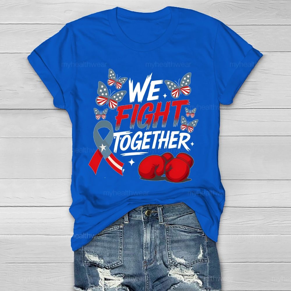 We Fight Together Butterfly Star Healthwear T-shirt