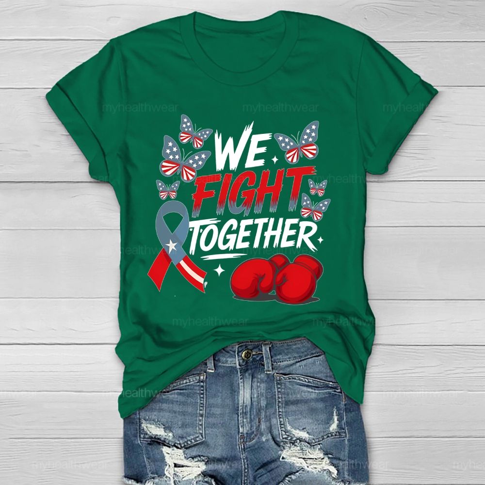 We Fight Together Butterfly Star Healthwear T-shirt