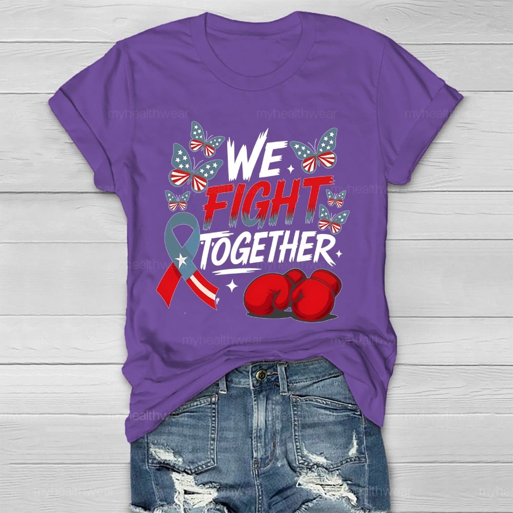 We Fight Together Butterfly Star Healthwear T-shirt
