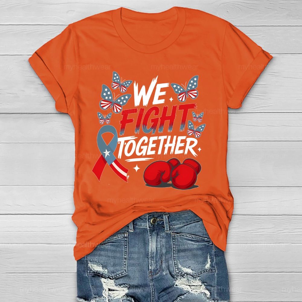 We Fight Together Butterfly Star Healthwear T-shirt