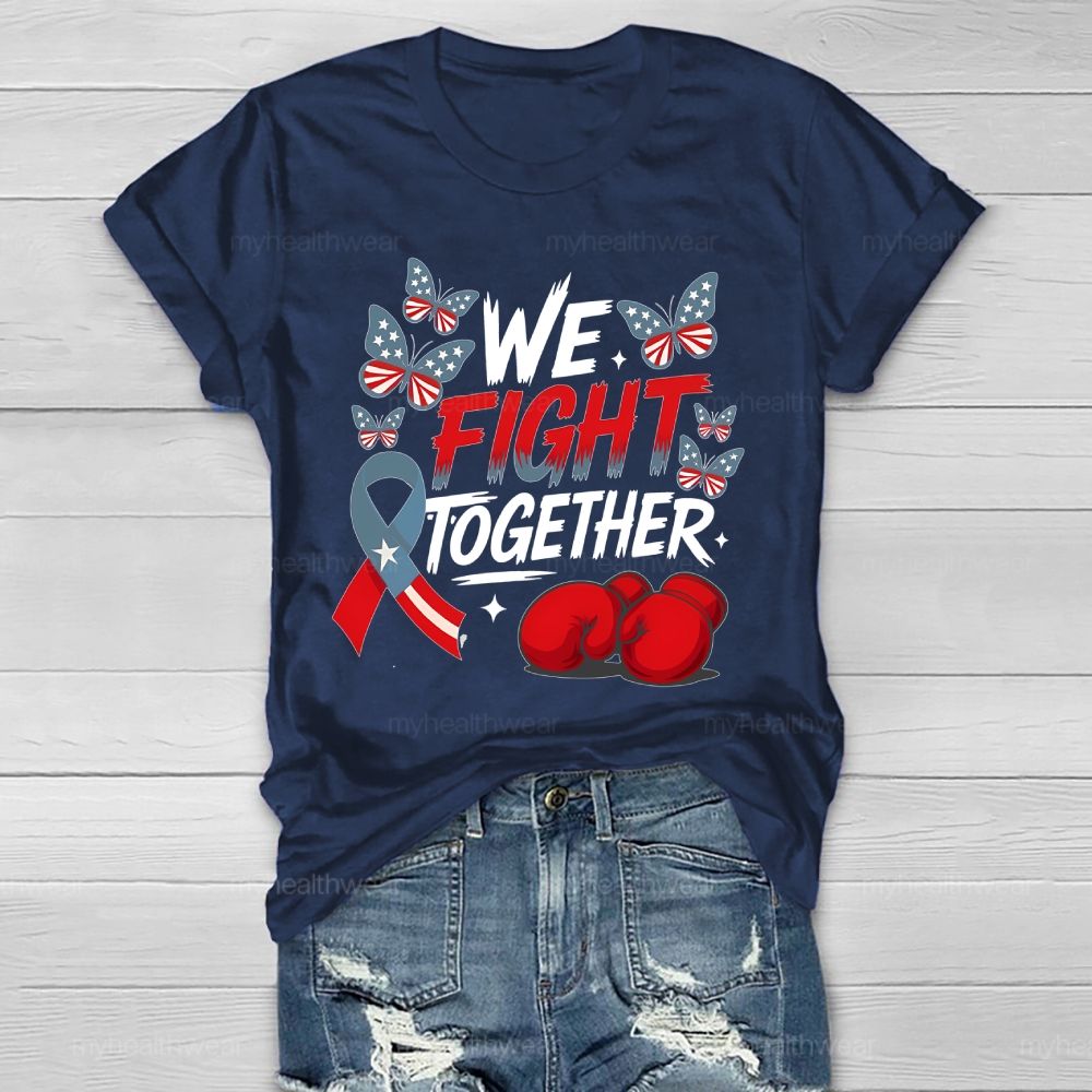 We Fight Together Butterfly Star Healthwear T-shirt