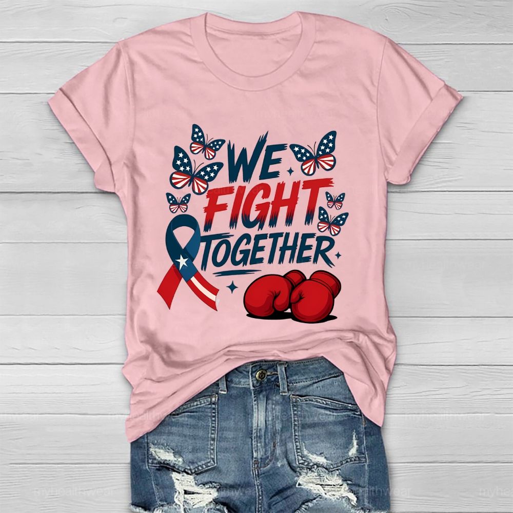 We Fight Together Butterfly Star Healthwear T-shirt