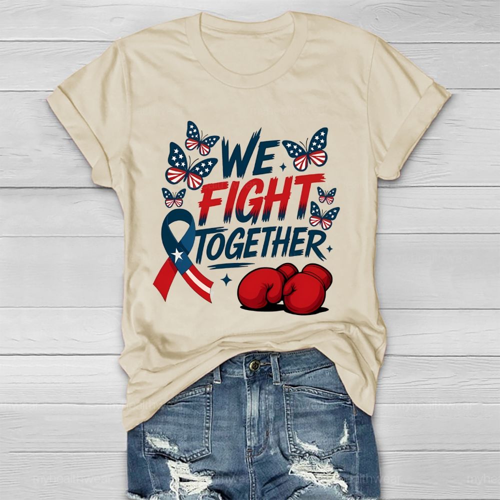 We Fight Together Butterfly Star Healthwear T-shirt